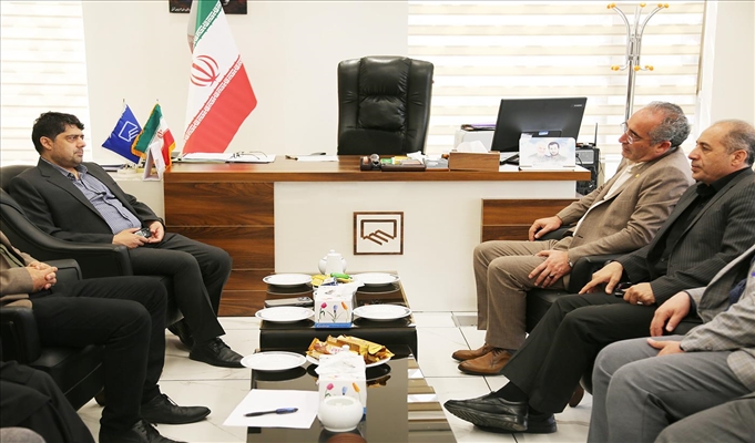 دیدار رئیس امور شعب بانک ملی استان آذربایجان شرقی با رئیس سازمان نظام مهندسی ساختمان استان