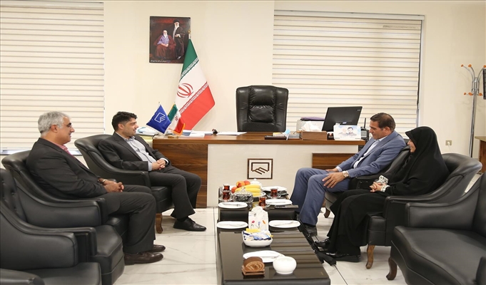 دیدار رئیس نظام مهندسی ساختمان آذربایجان شرقی با نماینده مردم ملکان و لیلان در مجلس