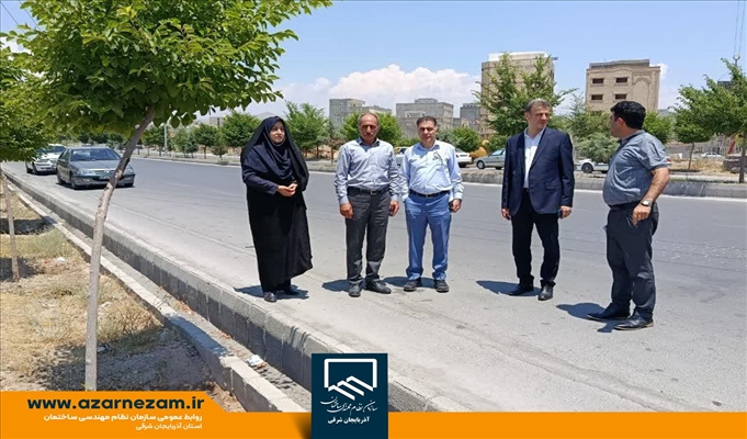 بررسی محل‌های پیشنهادی احداث ساختمان جدید نظام مهندسی ساختمان مراغه