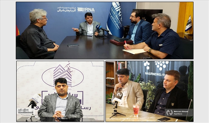 بازدید رئیس نظام مهندسی ساختمان آذربایجان شرقی از رسانه ها